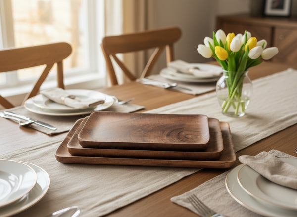 Serving tray set